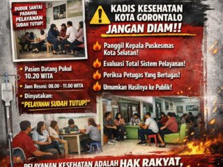 Skandal Pelayanan Puskesmas Kota Selatan: Kadis Kesehatan Kota Gorontalo Jangan Diam! Ini Penghinaan Terhadap Hak Rakyat!