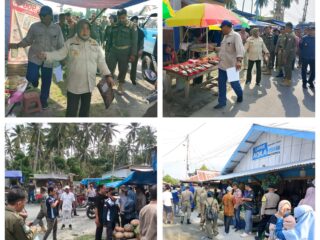 Kadisperindag Touna Pimpin Penertiban PKL, Pasar Sore Dondo Mulai Ditata Total