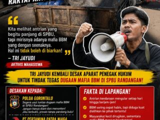 Tri Jayudi Tantang Polda Gorontalo Bongkar Dugaan Mafia BBM di SPBU Randangan: Jangan Hanya Diam dan Menonton!