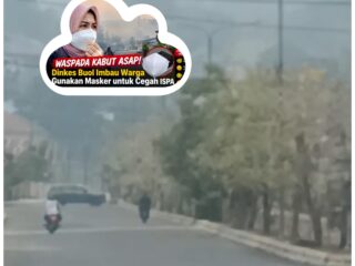 Waspada Kabut Asap! Dinkes Buol Imbau Warga Gunakan Masker untuk Cegah ISPA